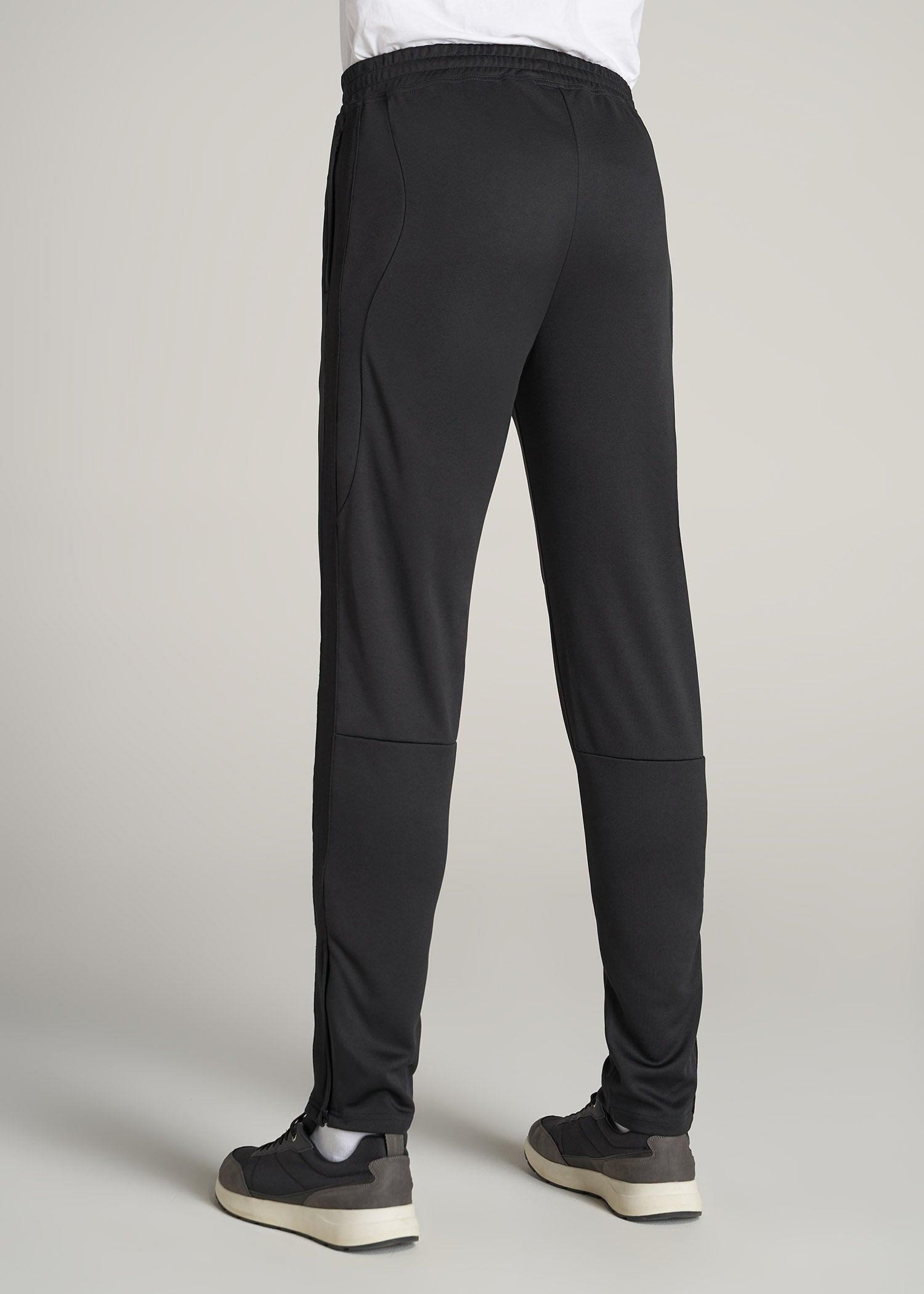 Athletic Stripe Pants for Tall Men in Black And Black Male Product Image