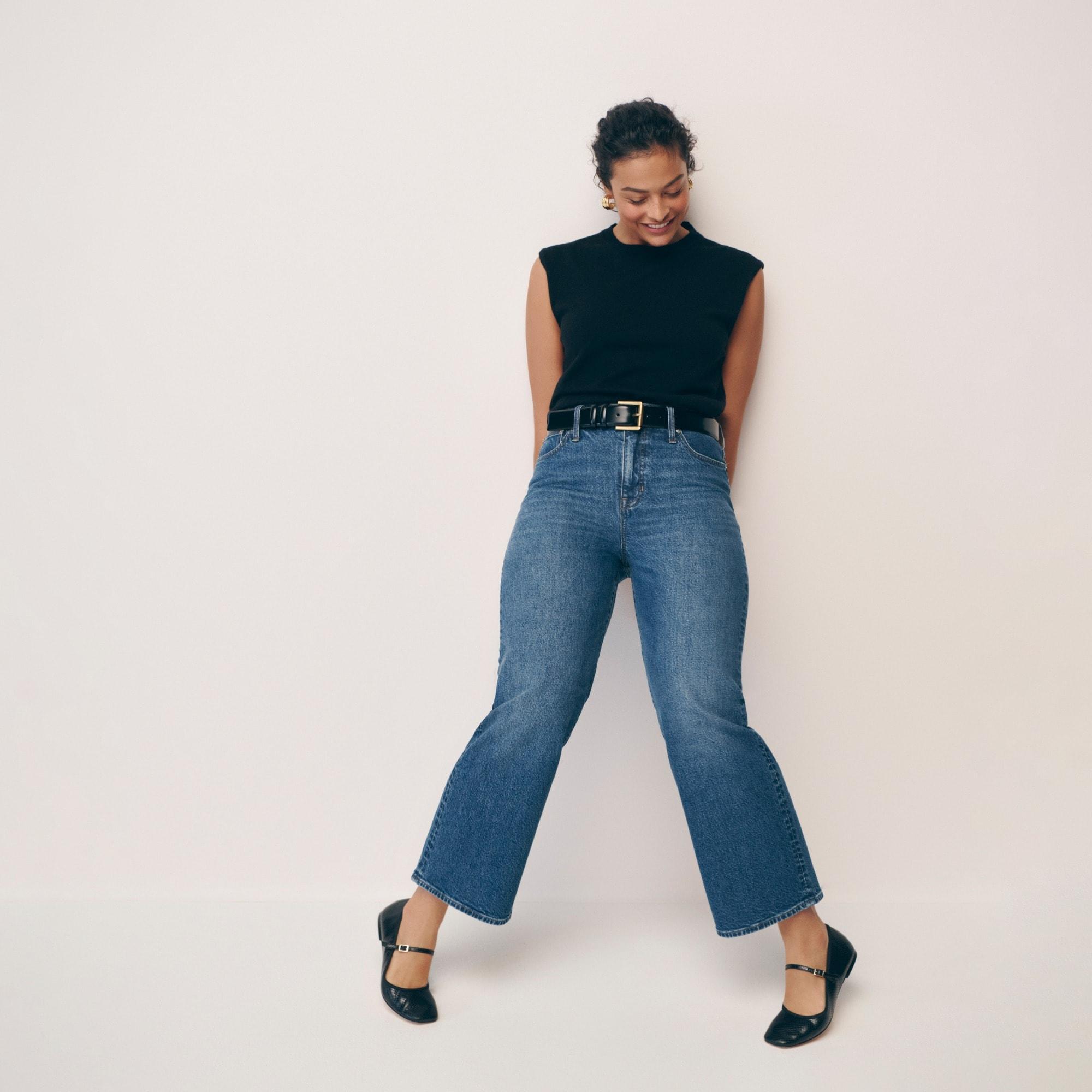 Curvy slim-wide jean in 1996 semi-stretch Product Image