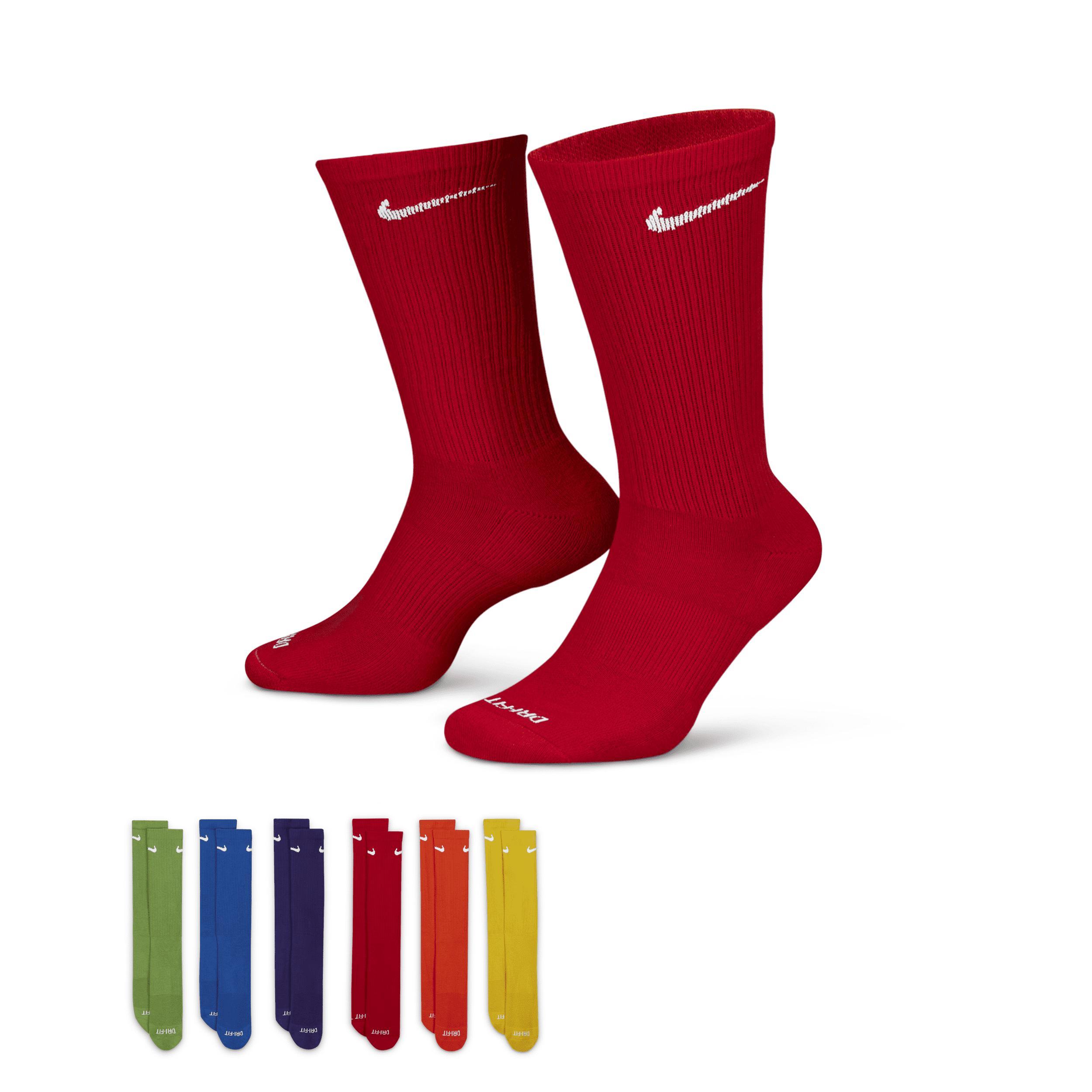 Nike Men's Everyday Plus Cushioned Training Crew Socks (6 Pairs) Product Image