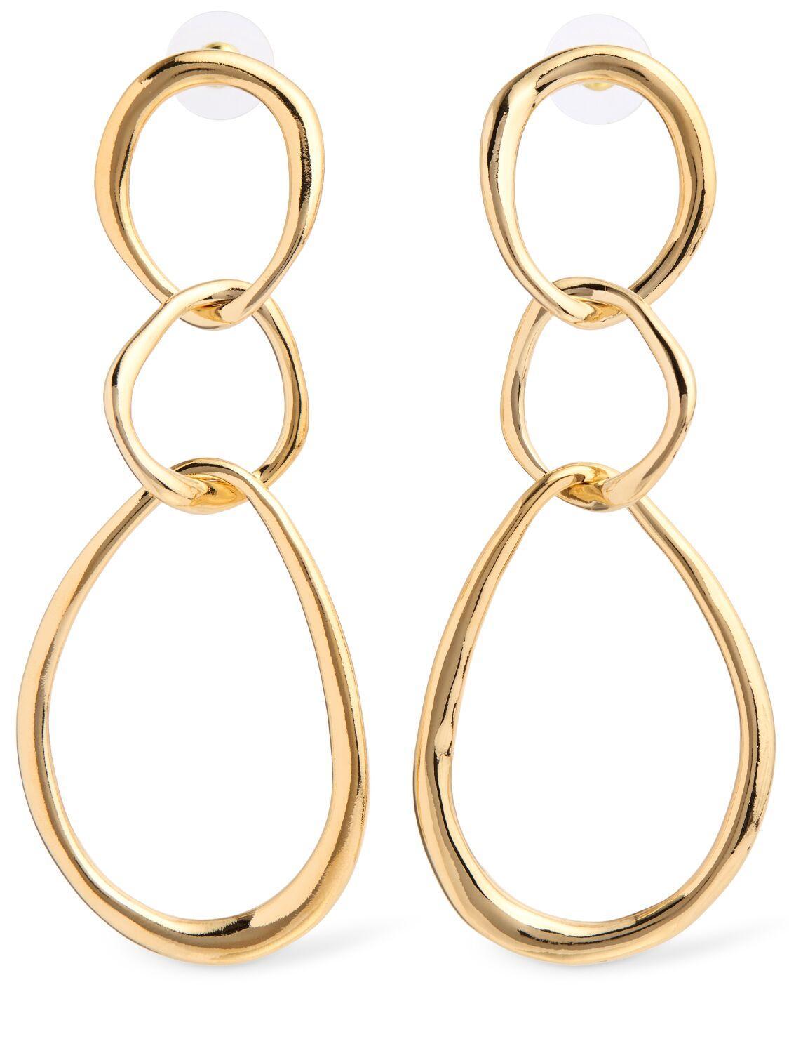 ISABEL MARANT Gold Chain Link Earrings Product Image