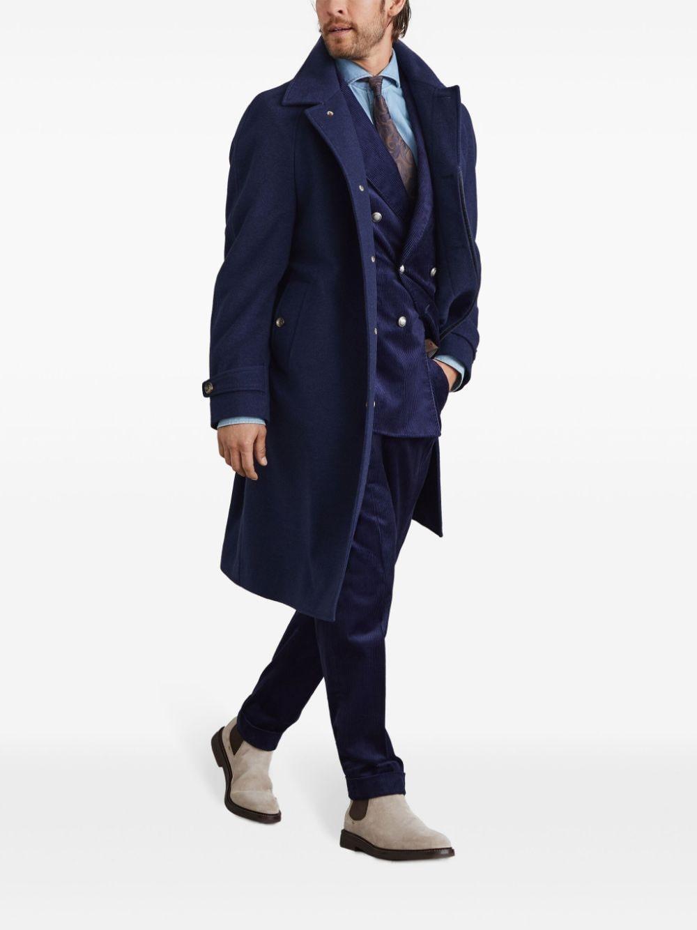 BRUNELLO CUCINELLI Corduroy Blazer In Blue Product Image