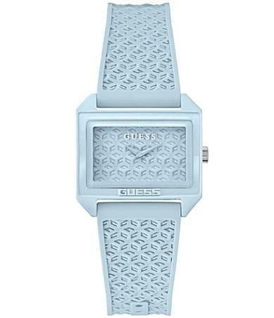 Guess Womens Analog Blue Silicone Watch 32mm - Blue Product Image