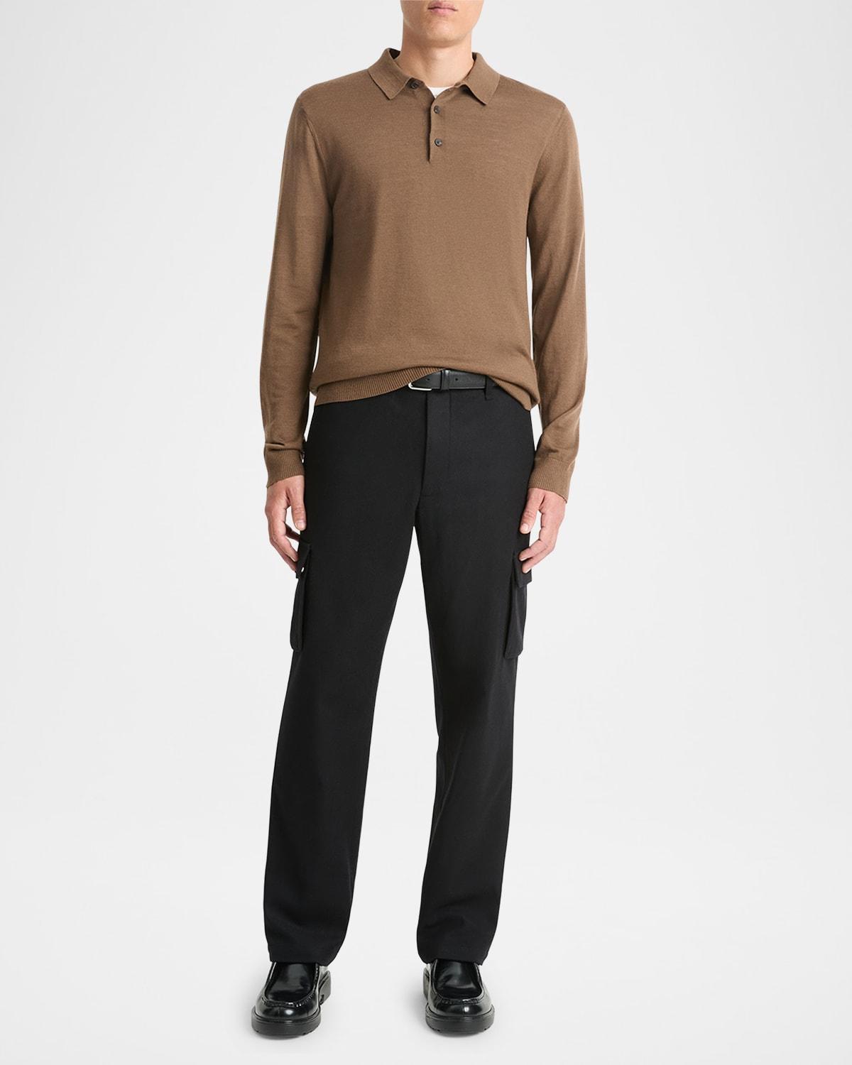 Men's Wool Flannel Cargo Pants Product Image