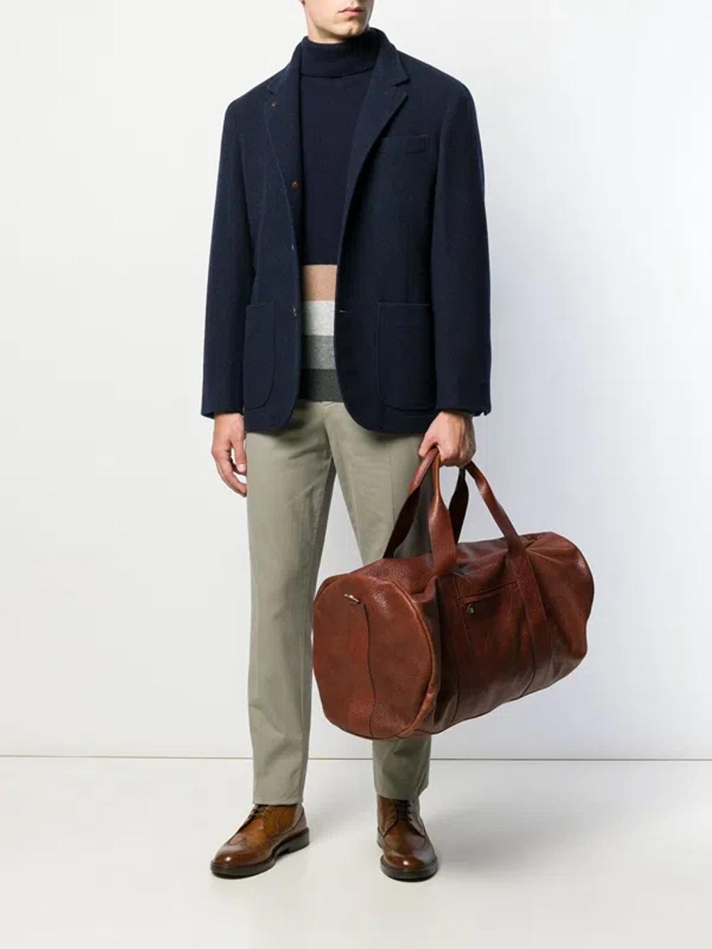 BRUNELLO CUCINELLI Cashmere Coat In Blue Product Image