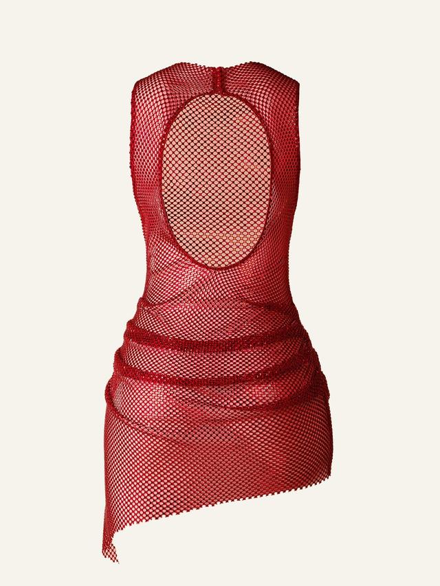 RED STARDUST ISLAND dress Product Image