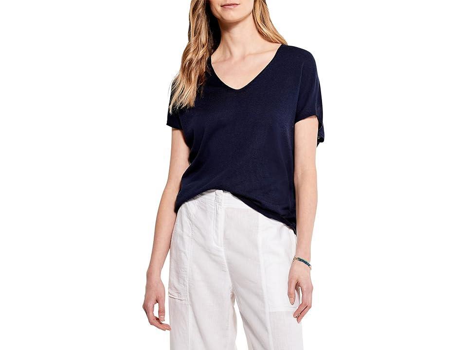 NIC+ZOE Relaxed V-Neck Knit Top Product Image