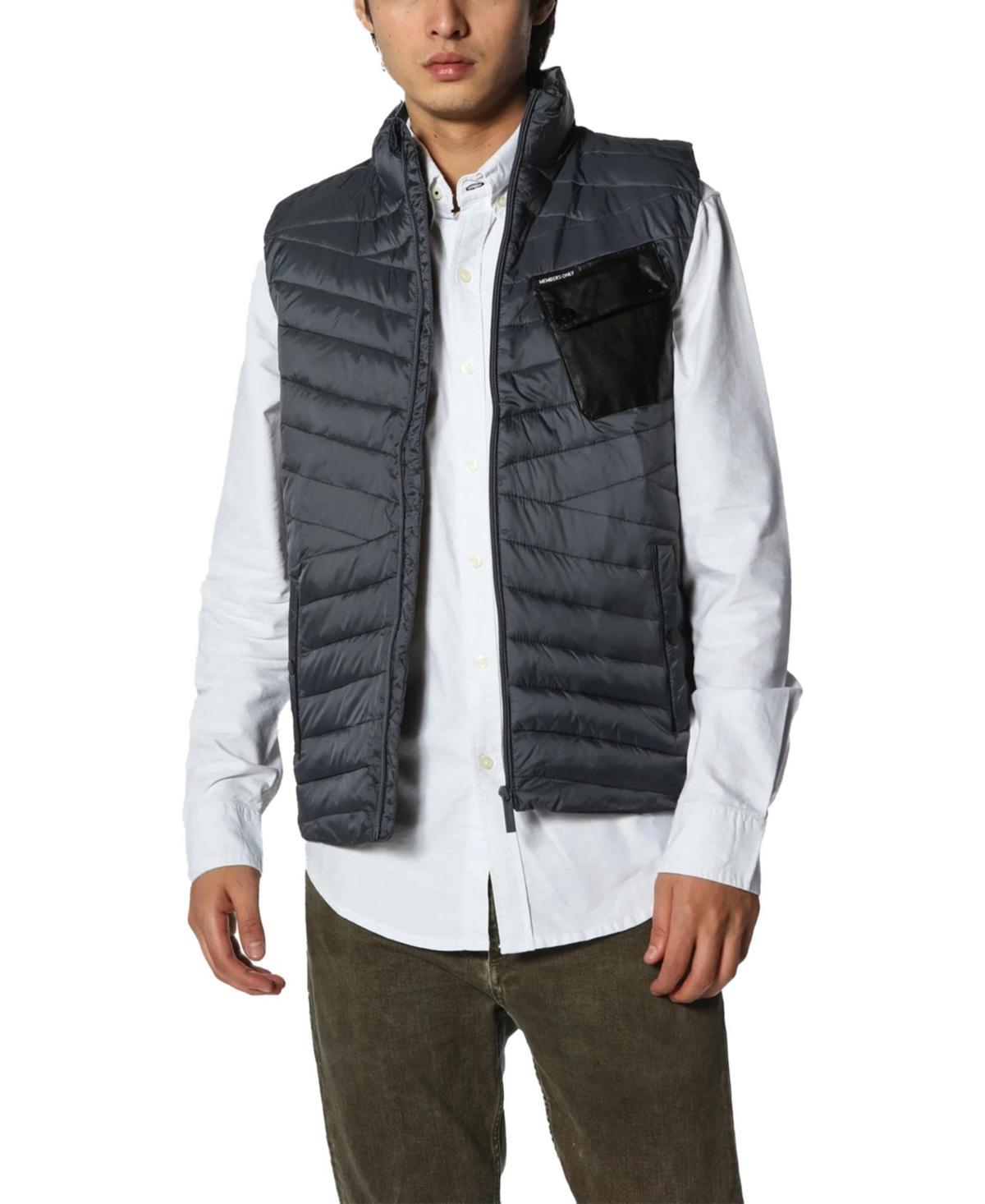 Members Only Mens Puffer Vest Jacket Product Image