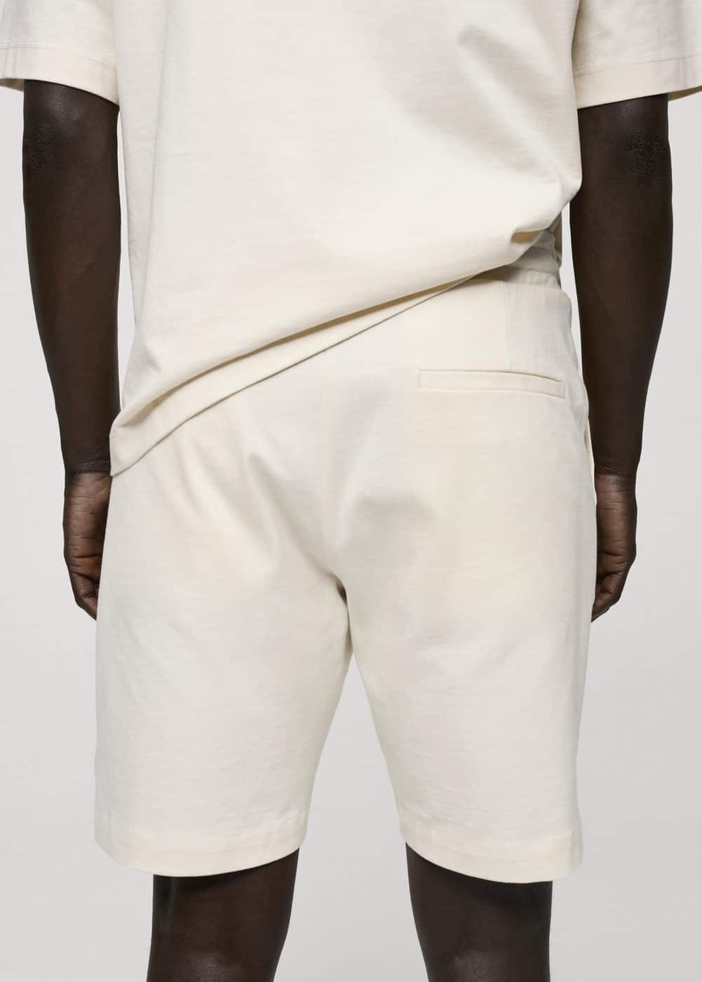 Mango Mens Drawstring Bermuda Shorts Product Image