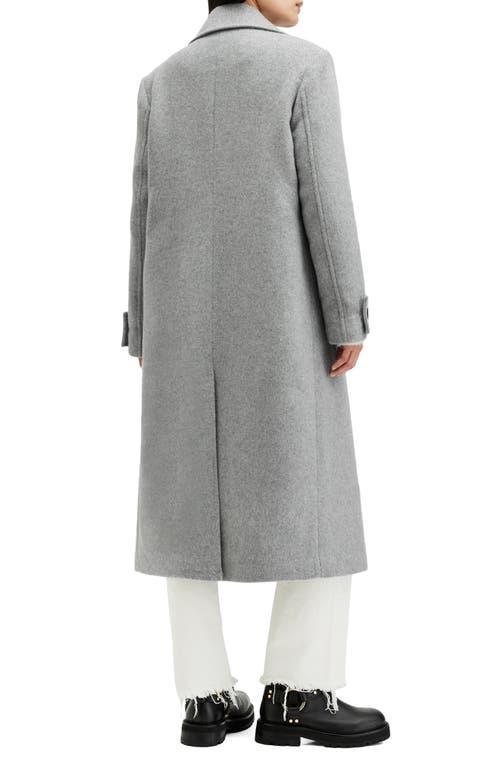 Mabel Double Breasted Oversized Coat In Ultimate Grey Product Image