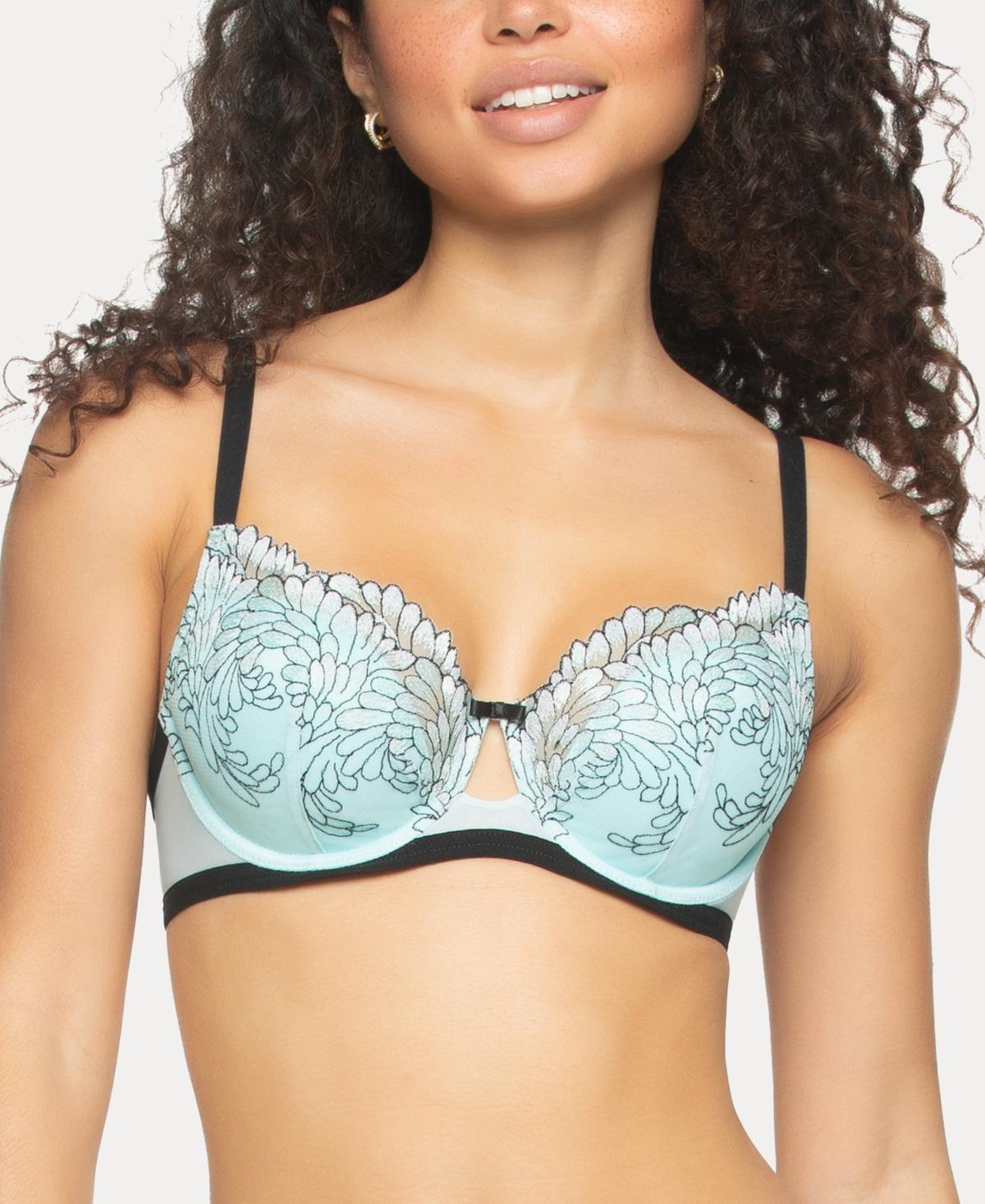 Paramour Womens Aura Embroidered Overlay Demi Bra Product Image