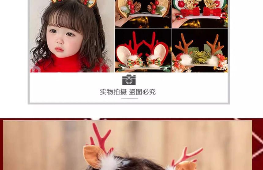 Christmas Deer Horn Hair Clip (Various Designs) Product Image