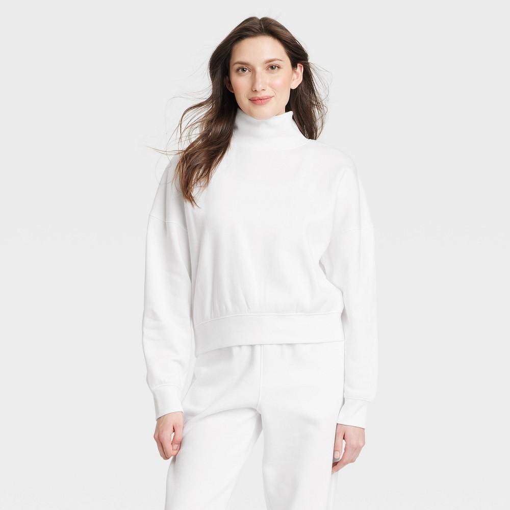 Womens Pullover Sweatshirt - Universal Thread White Product Image