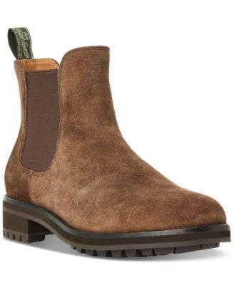 Polo Ralph Lauren Mens Bryson Suede Chelsea Boots Product Image