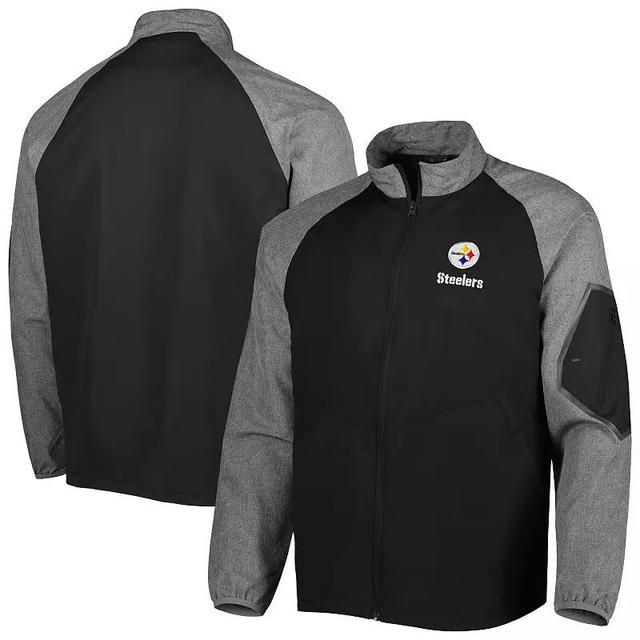 Mens Dunbrooke Pittsburgh Steelers Hurricane Raglan Full-Zip Windbreaker Jacket Product Image