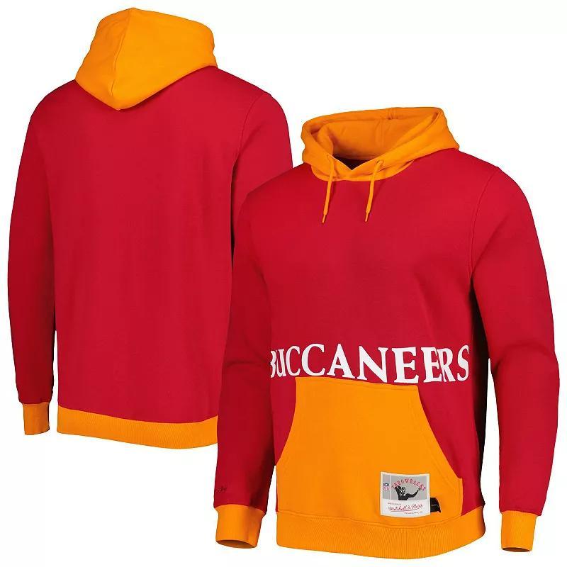 Mens Mitchell & Ness Tampa Bay Buccaneers Big Face 5.0 Pullover Hoodie Product Image