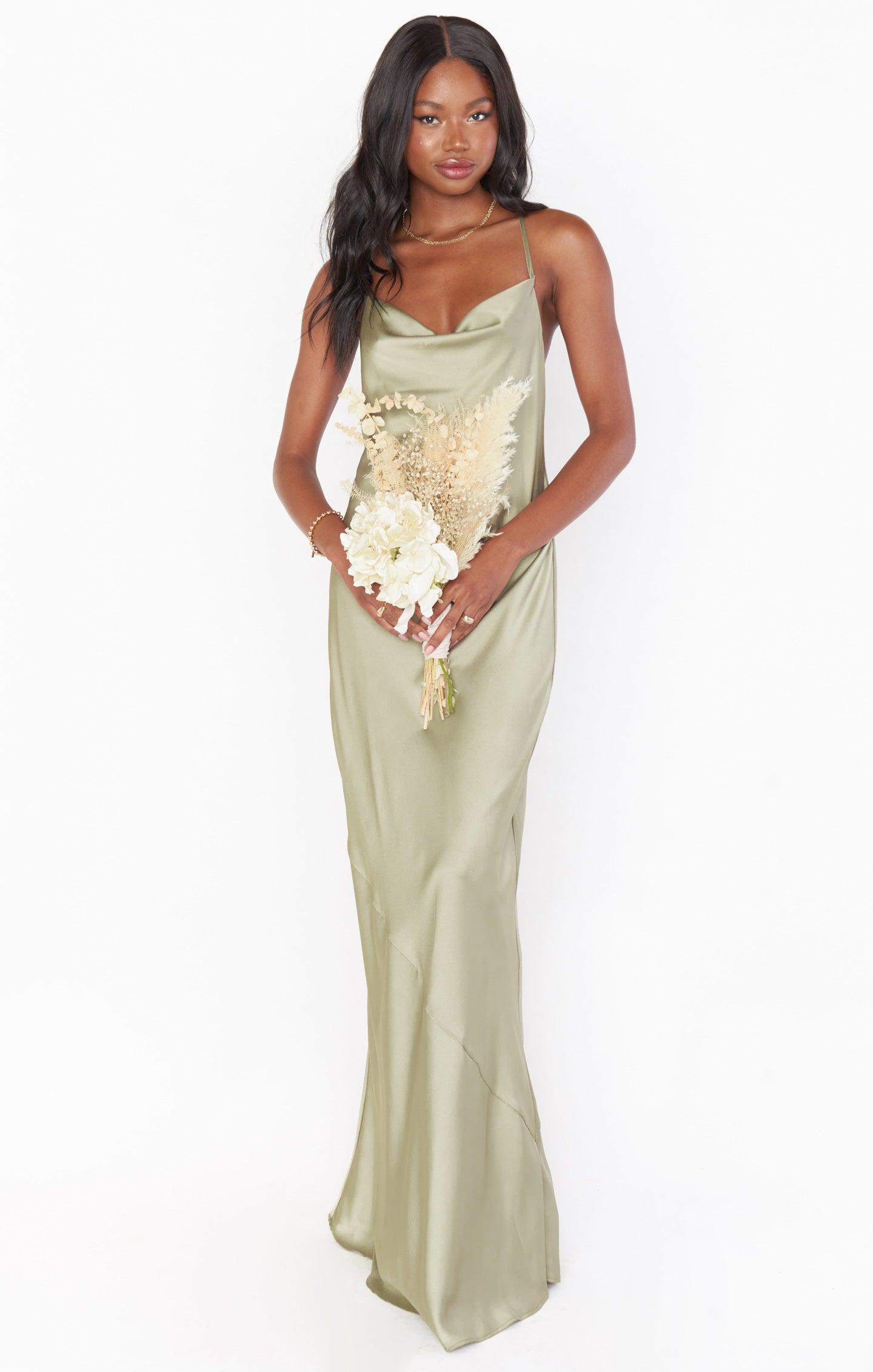 Tuscany Maxi Slip Dress ~ Ivory Luxe Satin Product Image