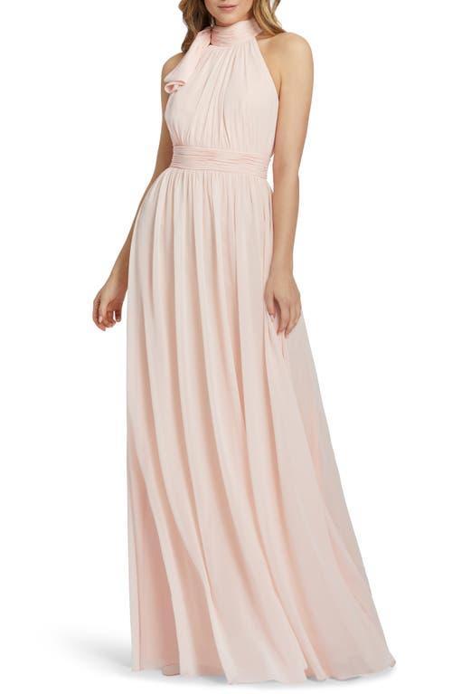 Womens Sleeveless Chiffon Gown Product Image