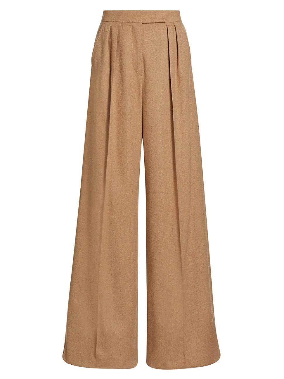 Womens Fagus Pleated Wide-Leg Pants Product Image