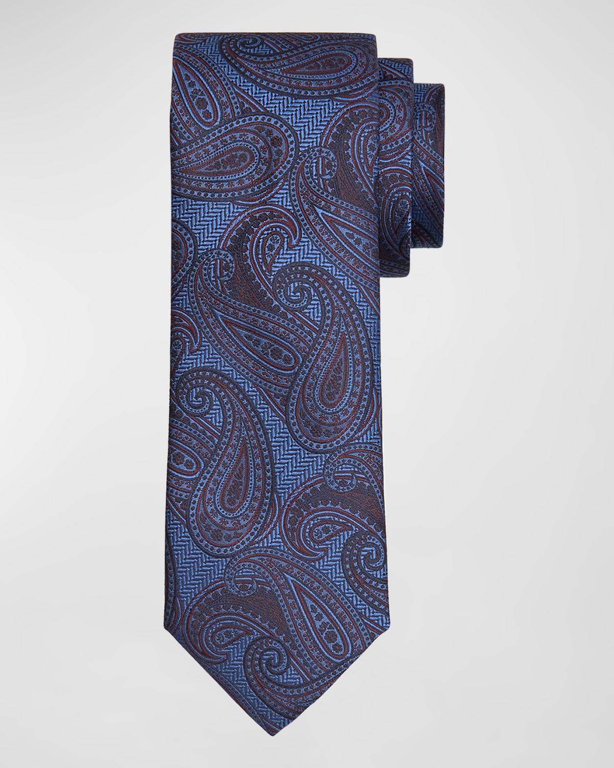 Mens Silk Paisley Tie Product Image