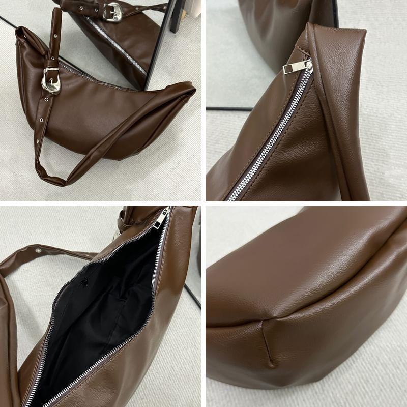 Faux Leather Hobo Bag Product Image