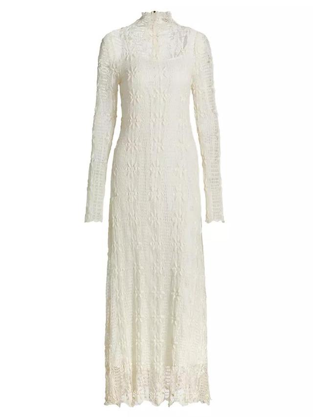 Talia Botanical Lace Maxi Dress Product Image