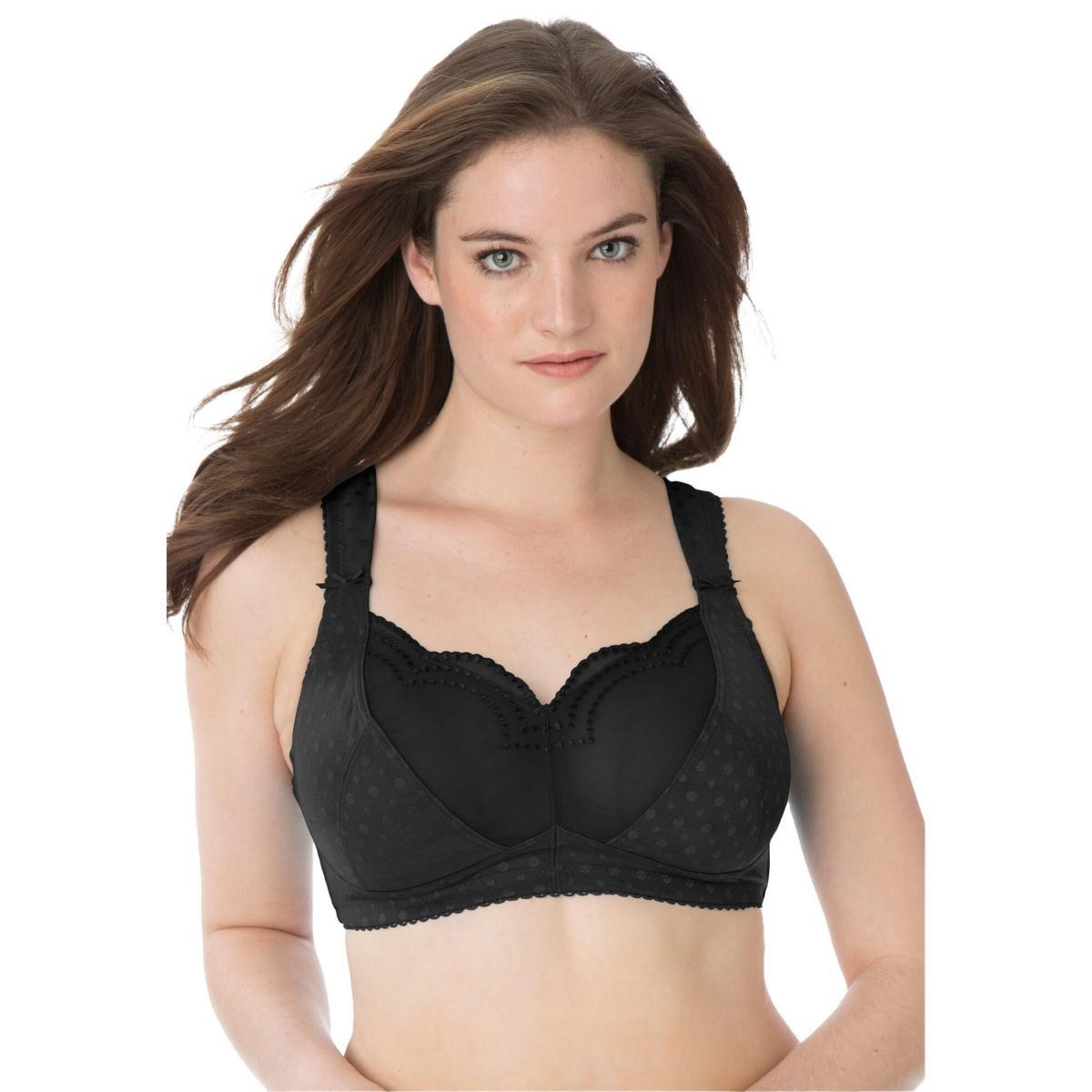 Comfort Choice Womens Wireless Gel Strap Bra Product Image