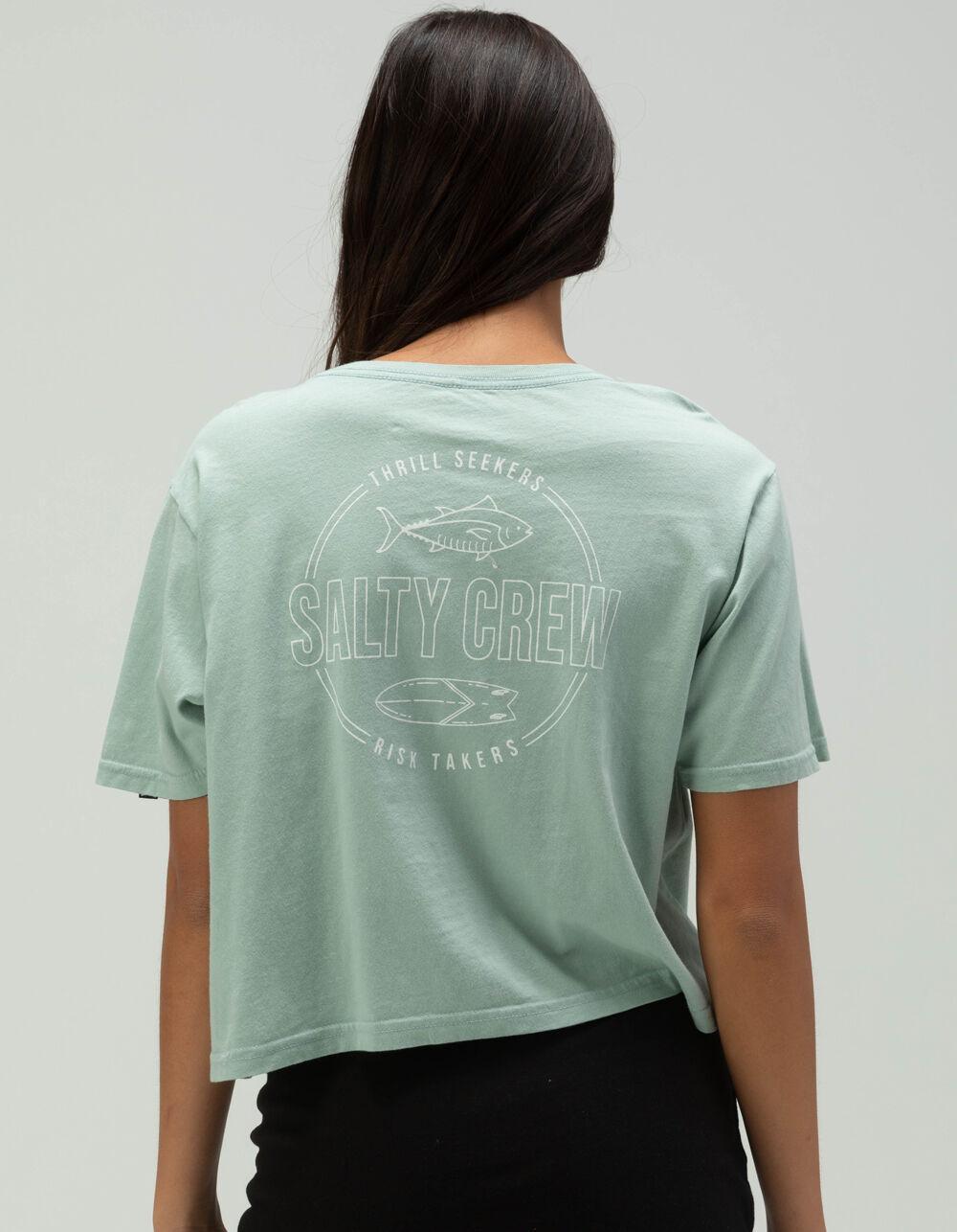 SALTY CREW Outlined Womens Crop Tee Product Image