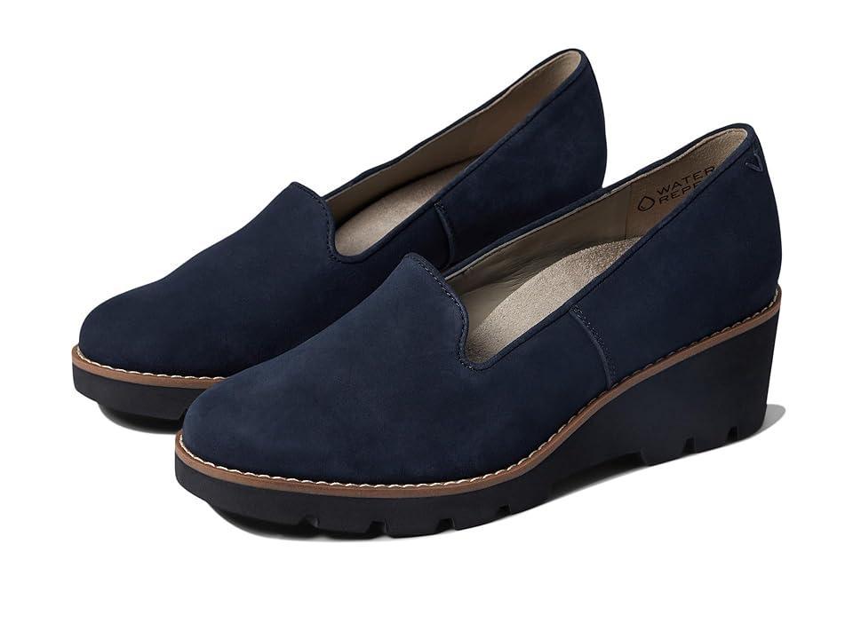 VIONIC Willa Wedge (Navy Suede) Women's Shoes Product Image