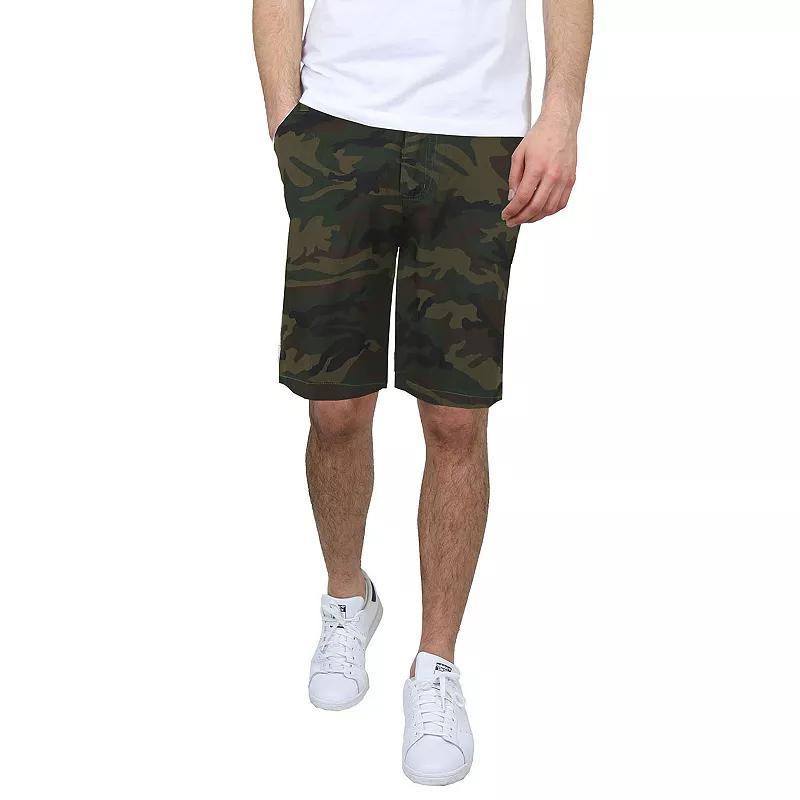 Mens Galaxy by Harvic 5-Pocket Flat-Front Slim-Fit Stretch Chino Shorts Product Image