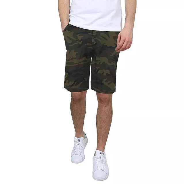 Mens Galaxy by Harvic 5-Pocket Flat-Front Slim-Fit Stretch Chino Shorts Product Image