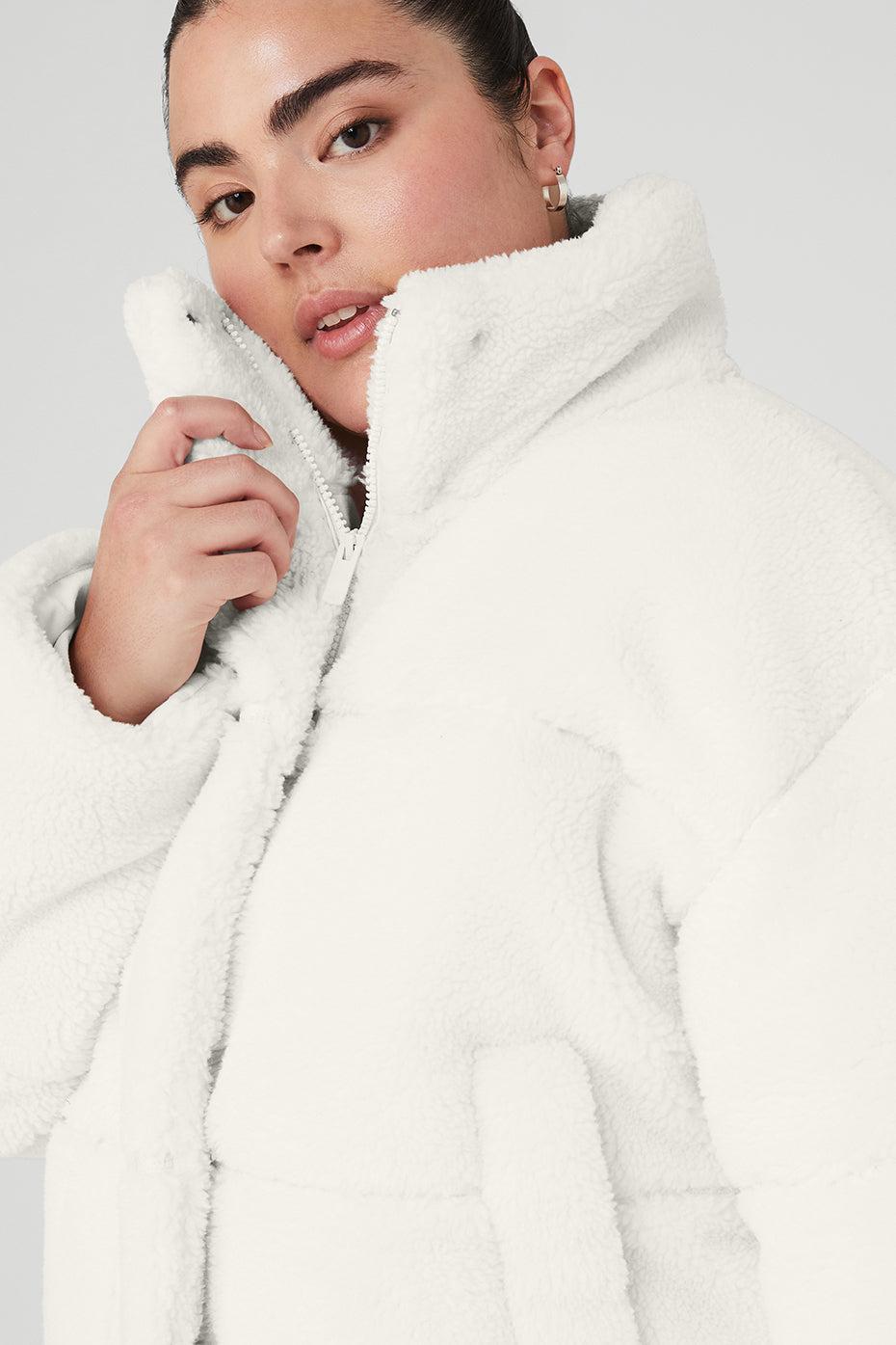 Sherpa Snow Angel Puffer - Ivory Product Image