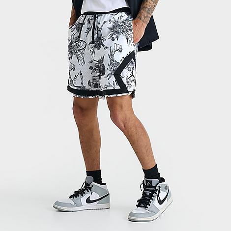 Jordan Mens Sport Dri-FIT Printed Diamond Basketball Shorts Product Image