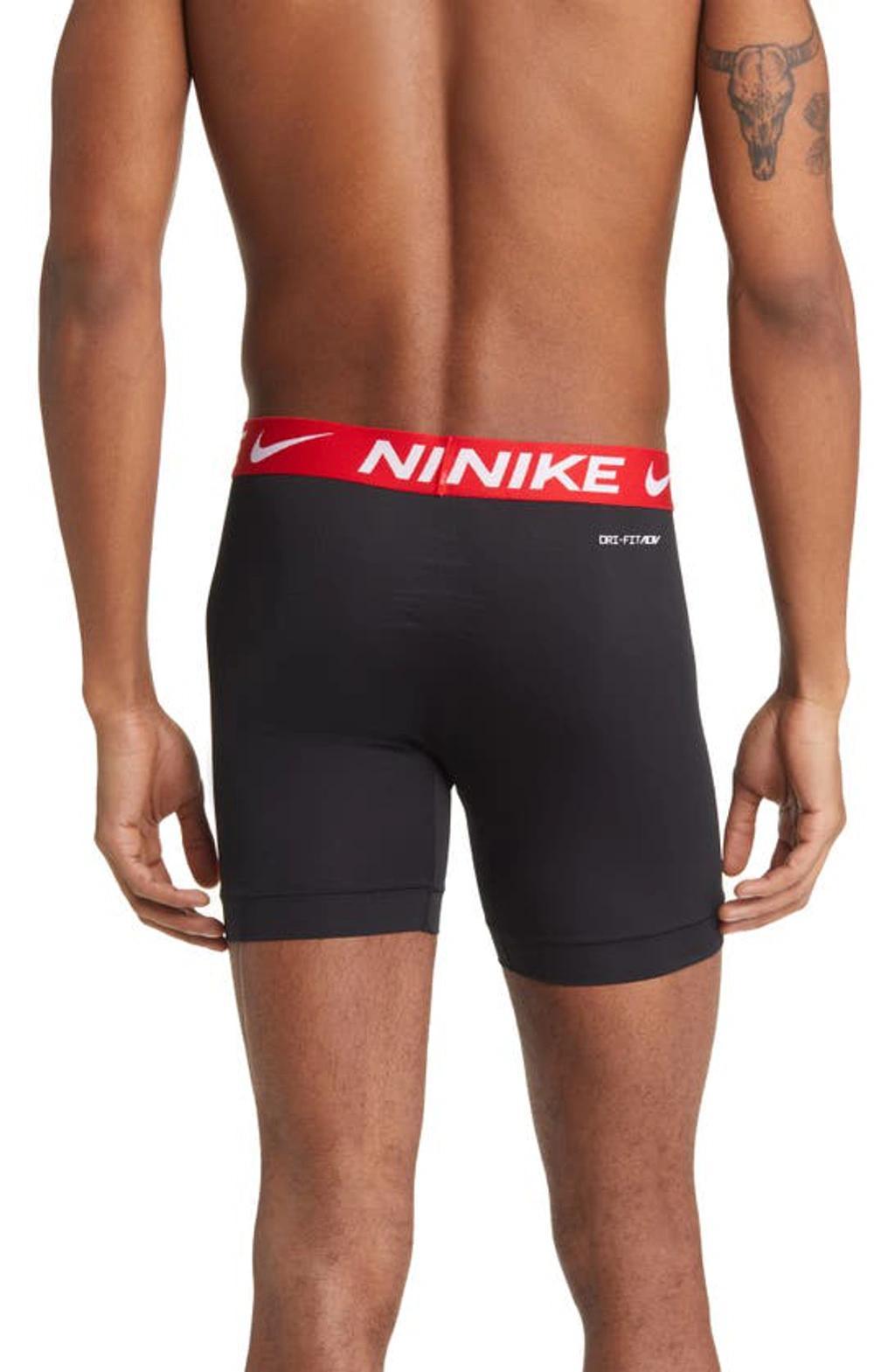 NIKE Men's Dri-fit Adv Micro Boxer Briefs (3-pack) In Black Product Image