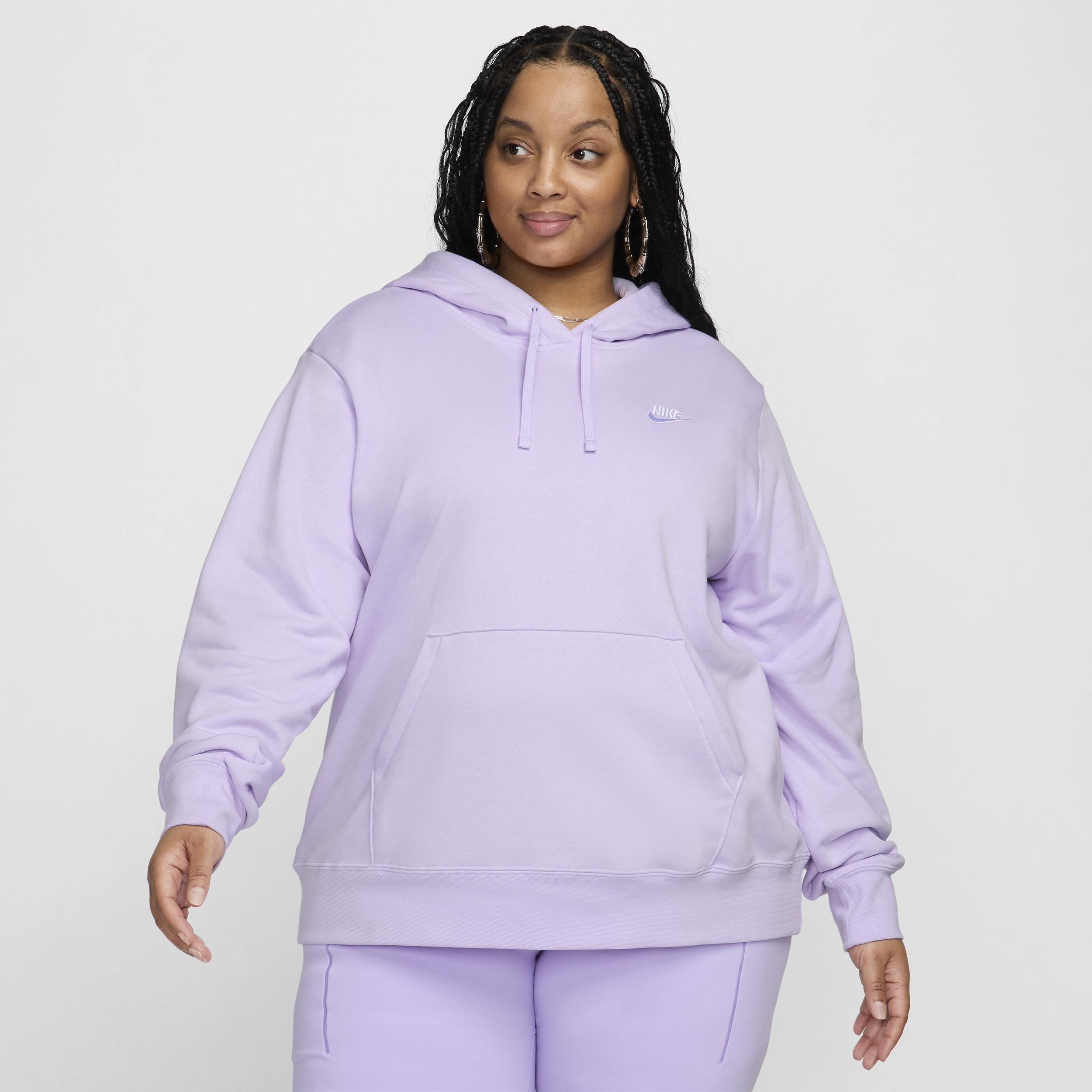 Womens Nike Sportswear Club Fleece Pullover Hoodie (Plus Size) Product Image