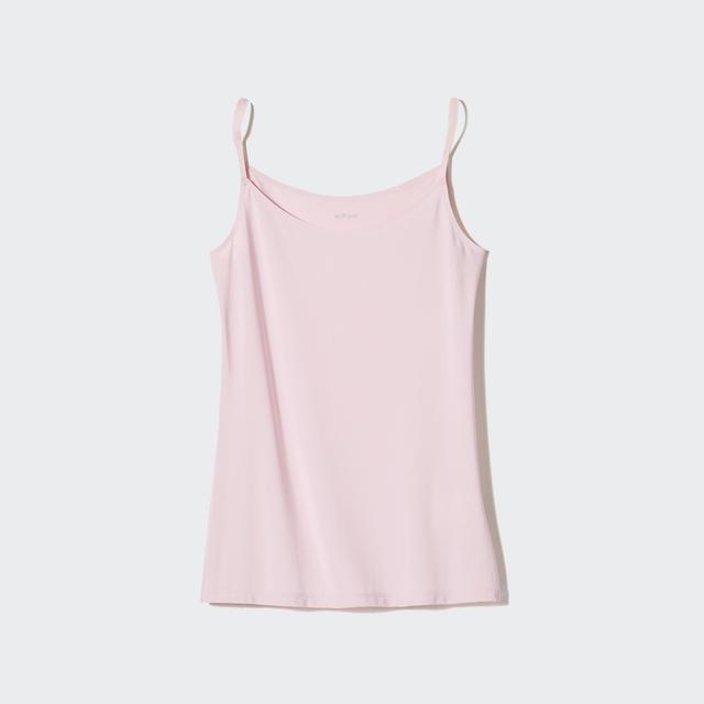 Womens Airism Camisole with Moisture-Wicking Pink 2XS UNIQLO US Product Image