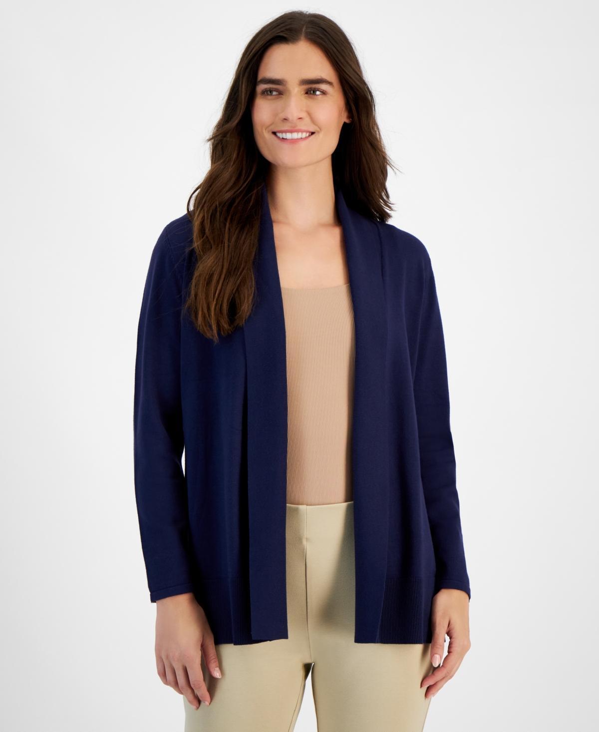 Jm Collection Womens Shawl Collar Long Sleeve Open-Front Cardigan, Created for Macys Product Image