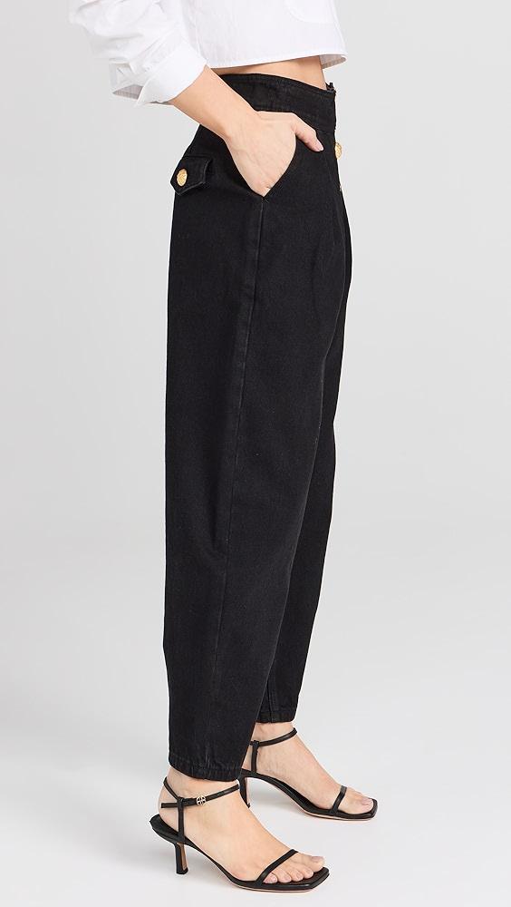 English Factory Cropped Denim Trousers | Shopbop Product Image