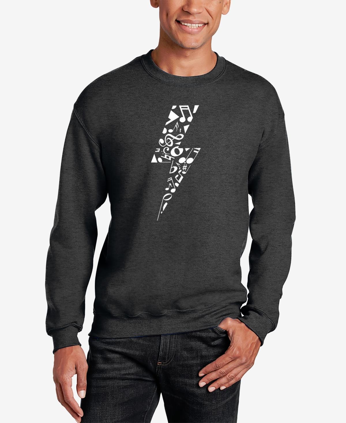 La Pop Art Mens Styles of Beer Word Art Crew Neck Sweatshirt Product Image