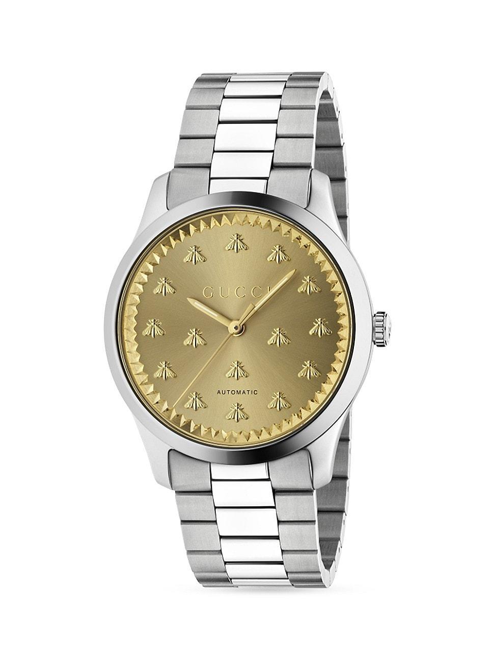 Mens G-Timeless Multibee Stainless Steel Watch Product Image