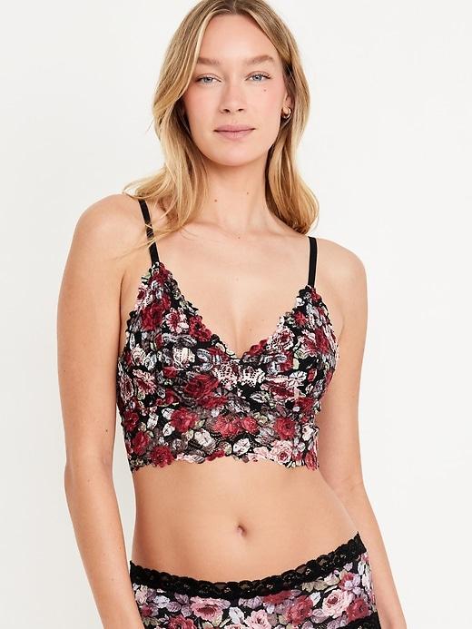 Lace Longline Bralette Product Image