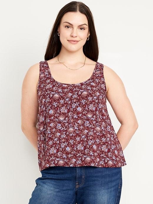 Sleeveless Shell Tank Product Image