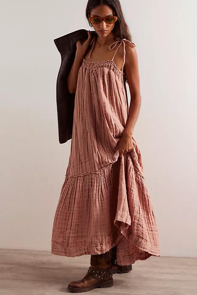 Into The Blue Linen Maxi Dress product image