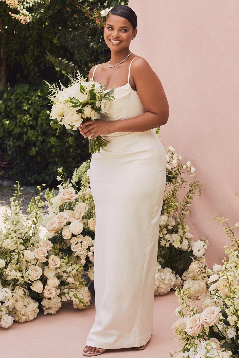 Margaux Ivory Draped Bridal Gown - Limited Edition Product Image