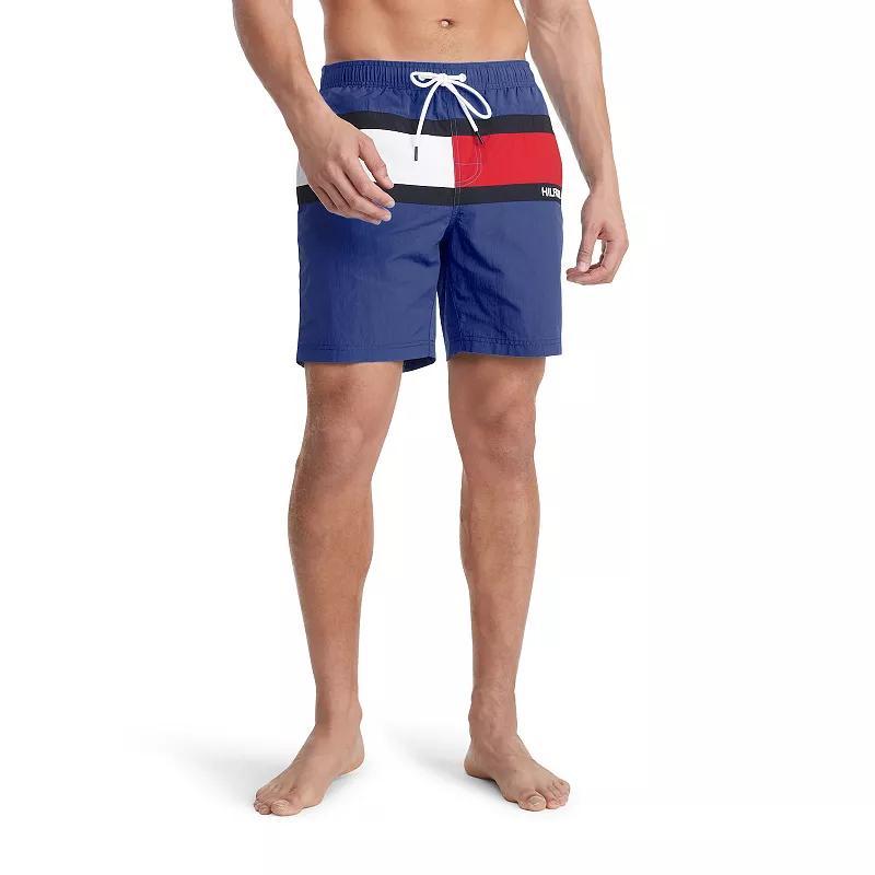 Mens Tommy Hilfiger Flag Swim Trunks Product Image