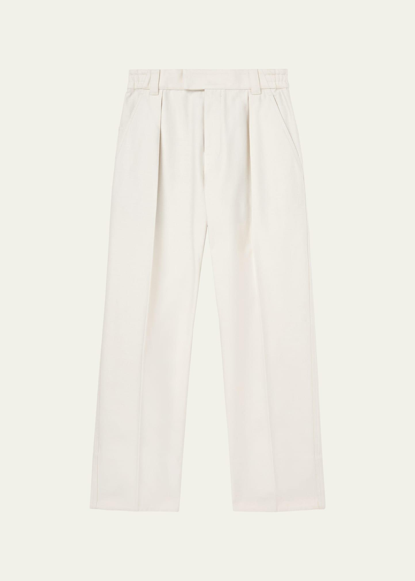 Mens Reinga Organic Cotton Pleated Trousers product image