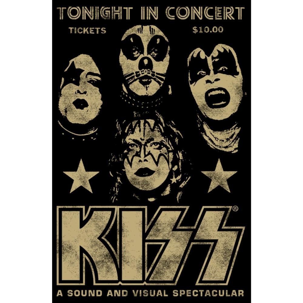 Mens KISS Visually Spectacular Live In Concert Tee Product Image