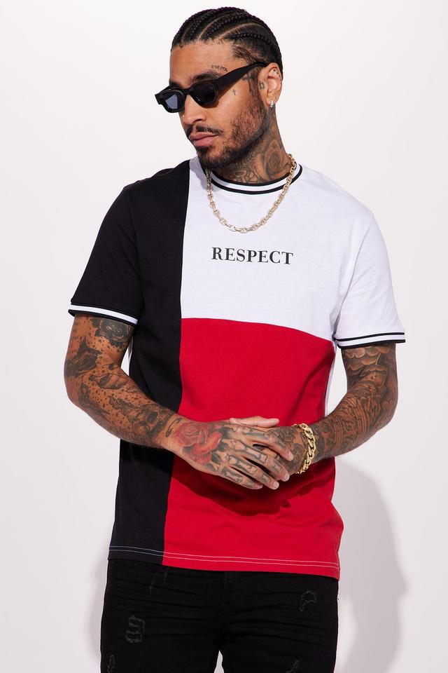 Respect Flag Short Sleeve Tee - Multi Color Product Image