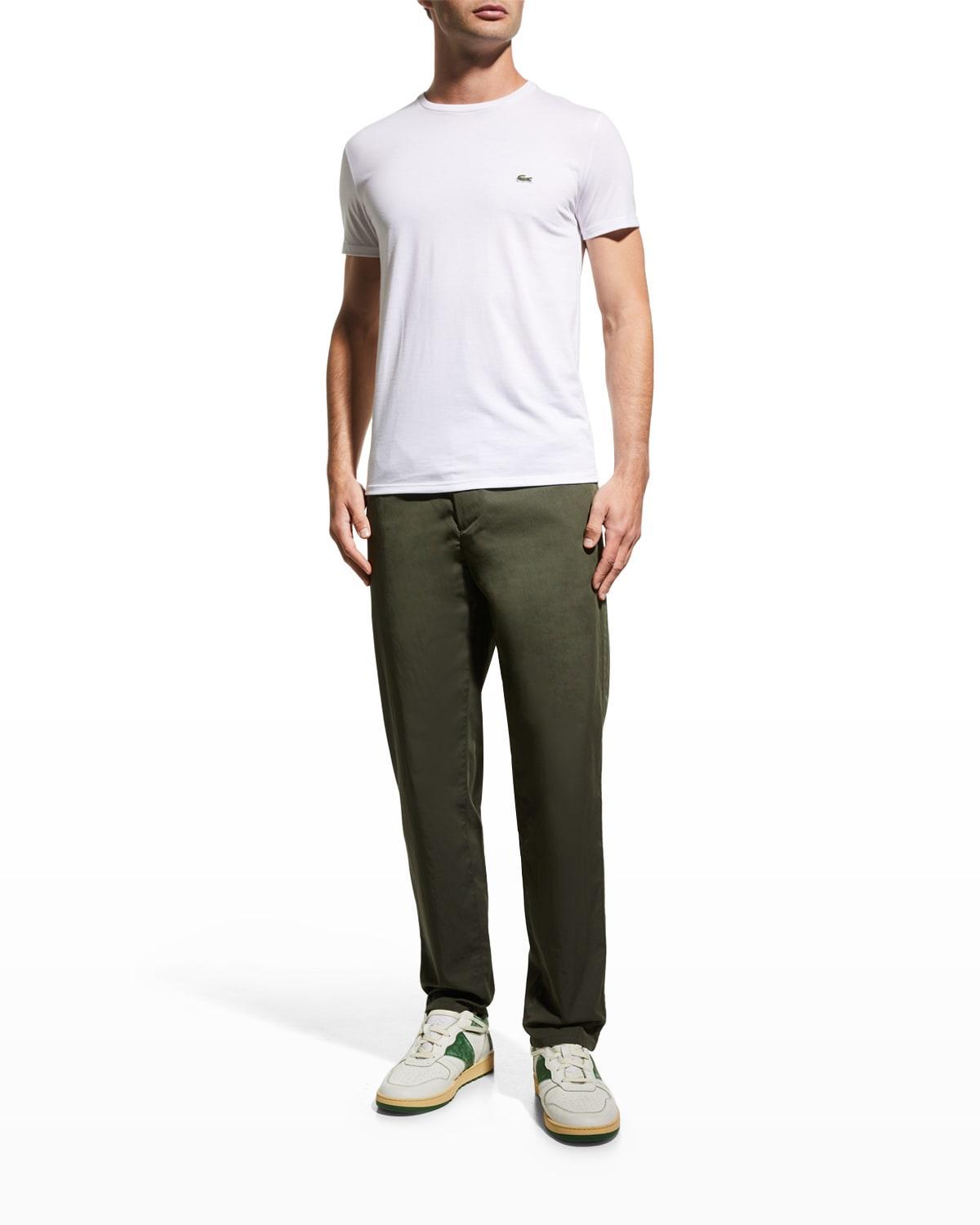 Lacoste Mens Classic Crew Neck Soft Pima Cotton T-Shirt Product Image