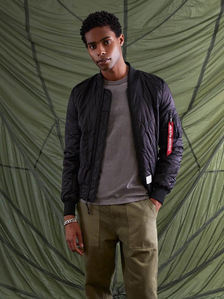 L-2B QUILTED BOMBER JACKET Product Image