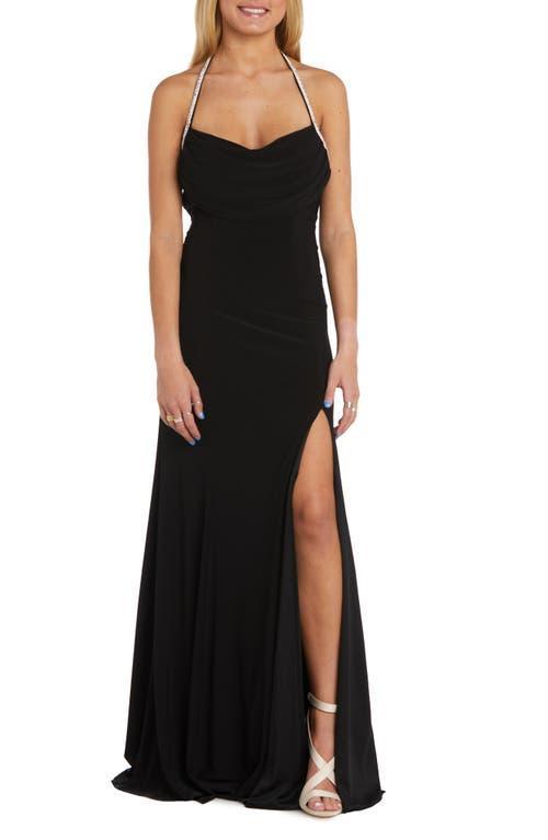 Morgan & Co. Drape Front Gown Product Image